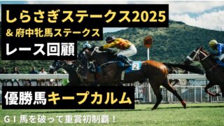 【重賞初制覇】しらさぎステークス2025　優勝馬キープカルム&ちょっとだけ府中牝馬ステークス【レース回顧】 
